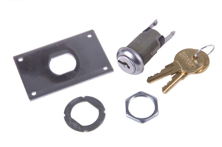 NSEE METKEY Master Latch Cylinder w/ Mounting Plate for Gate and Garage Doors