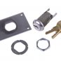 NSEE METKEY Master Latch Cylinder w/ Mounting Plate for Gate and Garage Doors