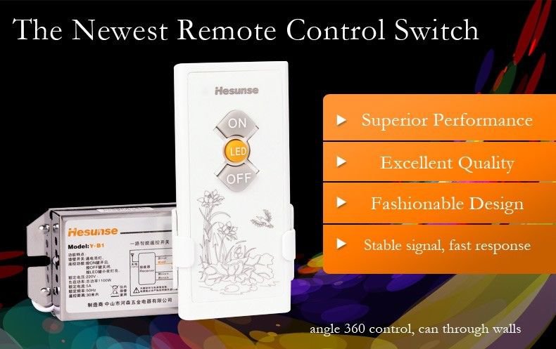 NSEE Y-B6 220VAC Home Automation LED Light Lamp Remote Control Smart Switch SS
