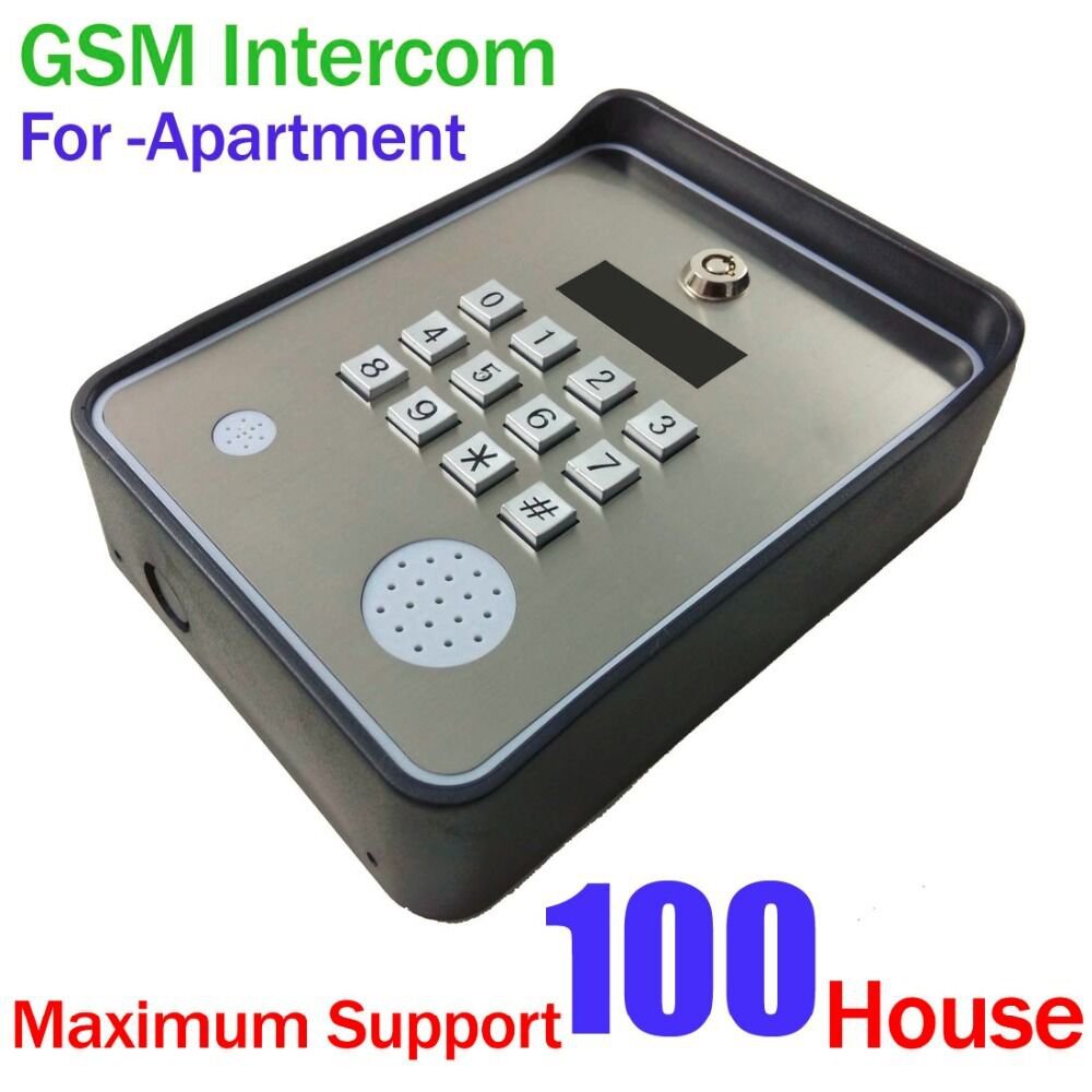 NSEE GSAPT GSM 12/24V Quad Band Intercom System Access Control Gate Door Opener