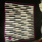 Zebra and Pink Baby blanket