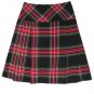 Scottish Black Stewart Tartan Prime Kilts Highland Wear Ladies Billie Skirts