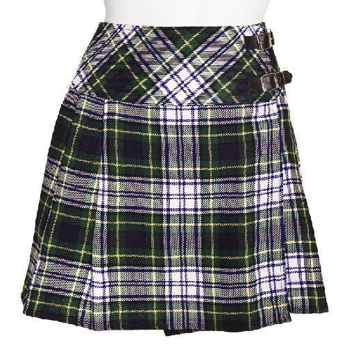 Ladies Dress Gordon Tartan Kilt Scottish Mini Billie Kilt Mod Skirt