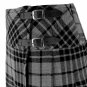 WOMEN'S SCOTTISH HIGHLAND GREY WATCH TARTAN KILT 5 yards