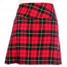 Size 54 Ladies Wallace Tartan Kilt Scottish Mini Billie Kilt Mod Skirt