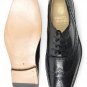 American Size 9 Leather Sole Black GHILLIE BROGUES Kilt LEATHER SHOES