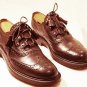 UK Size 8 Brown Traditional Kilt LEATHER SHOES Brown GHILLIE BROGUES Scottish