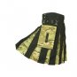 40" Waist Size Kilt Black & Camo Hybrid Cotton Kilt with Cargo Pockets