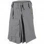 40 Size Tactical Utility Gray Cotton Kilt Scottish Highland Utility Kilt