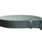 50 Size Men's Black Embossed Leather Kilt Belt
