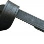 50 Size Men's Black Embossed Leather Kilt Belt