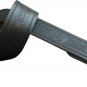 48 Size Men's Black Embossed Leather Kilt Belt