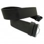 32 Size Men's Black Plain Leather Kilt Belt
