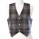 Men's Size 40 Grey Watch Tartan Vest Premium Quality Scottish Vest
