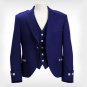 TI: Size 48 New Handmade Scottish Argyle kilt Jacket & Waistcoat/Vest