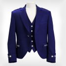 TI: Size 56 New Handmade Scottish Argyle kilt Jacket & Waistcoat/Vest