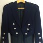 36 Size Blue Prince Charlie Kilt Scottish Jacket With Waistcoat/Vest