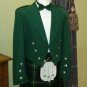 HANDMADE SIZE 40 SCOTTISH MEN PRINCE CHARLIE HIGHLAND KILT JACKET PIPERBAND