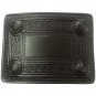 Scottish Kilt Belt Buckle 4 Dome Mirror Design Antique / Jet Black & Chrome