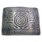 Scottish Highland Swirl Celtic Design Kilt Belt Buckle Antique Finish