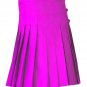 44 Size Pink Made to Measure Brutal Grace Kilt for Active Men Scottish Deluxe Utility kilt