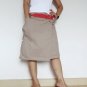 Wrap Skirt Steampunk Kilt, Pleated Skirt Velcro Wrap Style