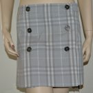 40" Taichi Check Pleated Kilt Skirt With Front Button
