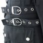 42 Size Men's 5 Buttons Black Cotton Utility Kilt