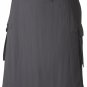 Custom Size Scottish Active Men Utility Sports Traditional Pure Grey Cotton kilt