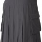 PROFESSIONAL SCOTTISH HIGHLAND ACTIVE MEN Grey DELUXE UTILITY KILT