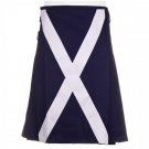 Custom Size Scottish Highland Striking X Modern Pure Cotton Kilt
