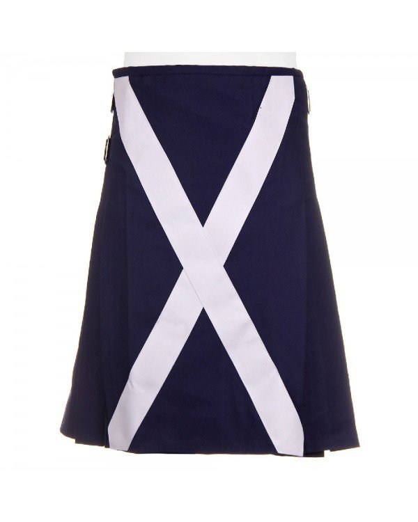 Active Men Scottish Flag Utility Cotton Kilt