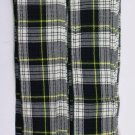 Scottish Kilt Fly Plaids In Dress Gordon Tartan ,Piper Fly Plaid 3 /1/2 Yards Uniforms
