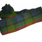 Menâs Kilt Fly Plaids Plain Gunn Tartan 3 1/2 Yards/Piper Kilt Fly Plaid Gunn Tartan