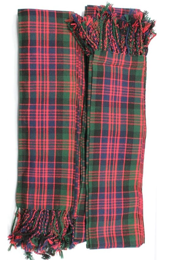 Men&acirc;��s Kilt Fly Plaids Plain Macleod Tartan 3 1/2 Yards/Piper Plaid Macleod Tartan