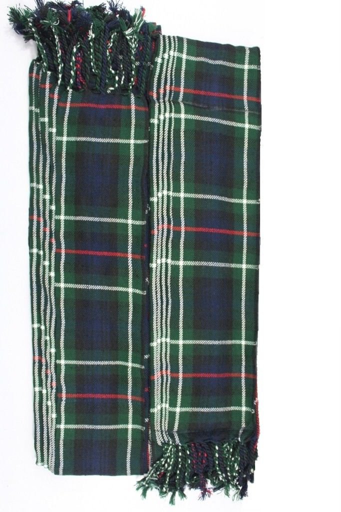 Scottish Piper Kilt Fly Plaid Mackenzie Tartan KILT piper PLAID