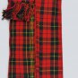 Menâs Kilt Fly Plaids Plain Wallace Tartan 3 1/2 Yards/Piper Plaid Wallace Tartan