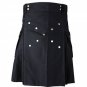 50 Size New Active Men Black Cotton Gothic Kilt
