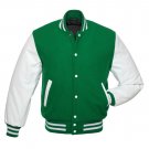 NEW MENS WOMENS KIDS VARSITY COLLEGE AMERICAN FOOTBALL LETTERMAN COAT JACKET
