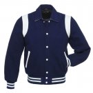 Unisex American Style Varsity Letterman University College Baseball Teddy Jacket
