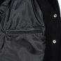 Royal Blue Wool , Blue Wool Arms, Red Stripes Letterman Varsity Hoodie Jacket