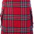 Traditional Highland Scottish Royal Stewart Tartan kilt-Skirt with Cargo Pockets