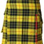 32 Size Utility Pocket Mcleod of Lewis Tartan Modern Kilt Scottish Highlander Wears