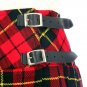 Size 42 Ladies Wallace Tartan Pleated Kilt Knee Length Skirt in Wallace Tartan
