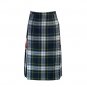Size 32 Ladies Dress Gordon Pleated Kilt Knee Length Skirt in Dress Gordon Tartan