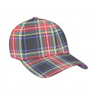 Black Stewart Tartan Baseball Golf Cap