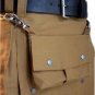 40 Size Khaki Cotton Utility Kilt With Front Khaki Sporran Tactical Duty Utility Kilt
