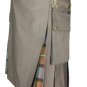 32 Size Brown Hybrid Kilt Custom Made Royal Stewart Black Watch Black Stewart Wallace