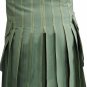30 Size Olive Green Cross Cargo Pockets Cotton Deluxe Utility Kilt Handmade Utility Kilt