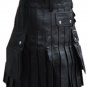 34 Waist Handmade Original Cowhide Leather Kilt Handmade Utility Kilt Leather Skirt